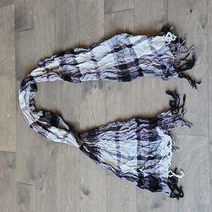 Black, Gray & White Express Scarf